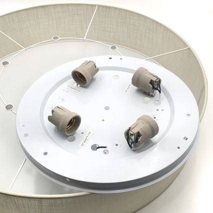 Brilagi - LED plafondlamp SIRIJA 4xE27/60W/230V Ø 60 cm crème