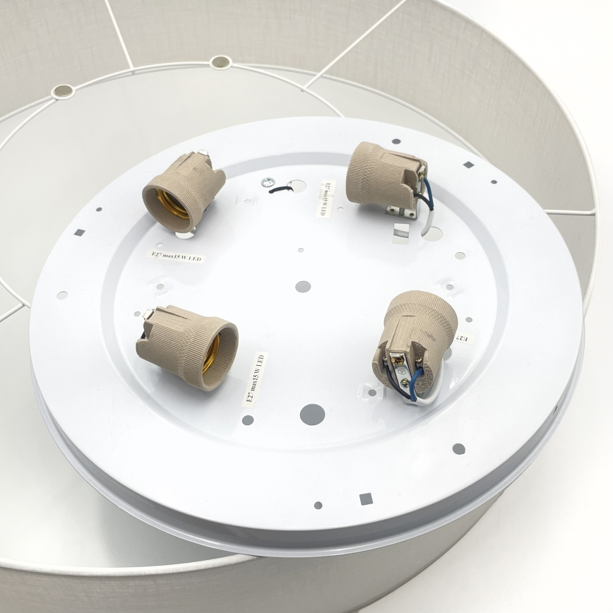 Brilagi - LED-plafondlamp SIRIJA 4xE27/60W/230V Ø 60 cm wit