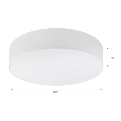 Brilagi - LED-plafondlamp SIRIJA 4xE27/60W/230V Ø 60 cm wit