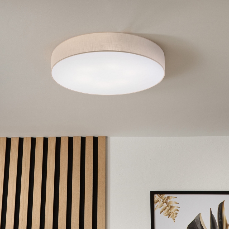 Brilagi - LED plafondlamp SIRIJA 6xE27/15W/230V Ø 80 cm beige