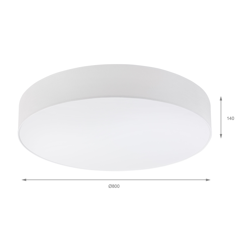 Brilagi - LED-plafondlamp SIRIJA 6xE27/15W/230V Ø 80 cm wit