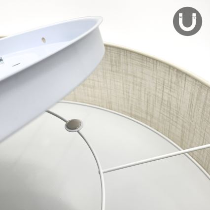 Brilagi - LED plafondlamp SIRIJA 6xE27/60W/230V Ø 80 cm crème