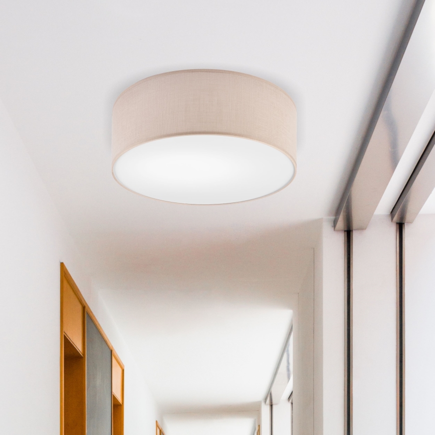 Brilagi - LED Plafondlamp SIRIJA LED/12W/230V diameter 35 cm beige