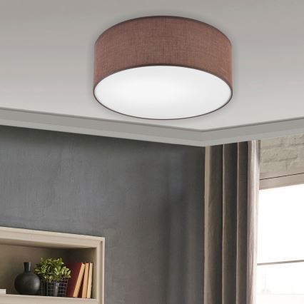 Brilagi - LED Plafondlamp SIRIJA LED/12W/230V diameter 35 cm bruin