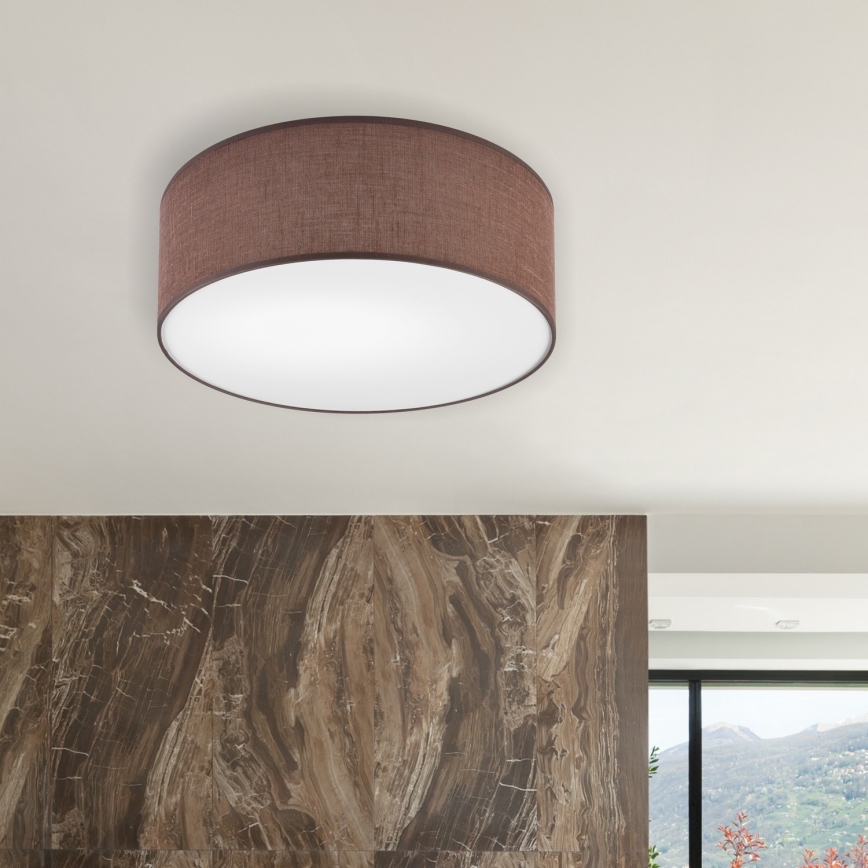 Brilagi - LED Plafondlamp SIRIJA LED/12W/230V diameter 35 cm bruin