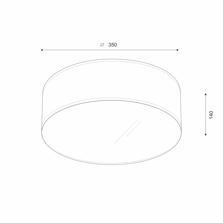 Brilagi - LED Plafondlamp SIRIJA LED/12W/230V diameter 35 cm bruin