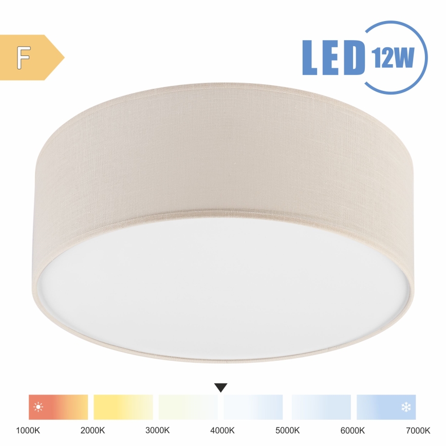 Brilagi - LED Plafondlamp SIRIJA LED/12W/230V diameter 35 cm crème