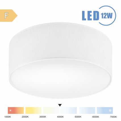 Brilagi - LED Plafondlamp SIRIJA LED/12W/230V diameter 35 cm wit
