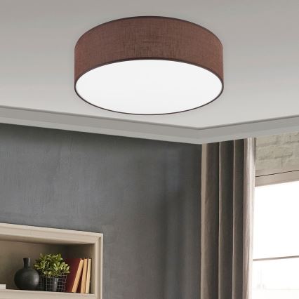 Brilagi - LED Plafondlamp SIRIJA LED/24W/230V diameter 45 cm bruin