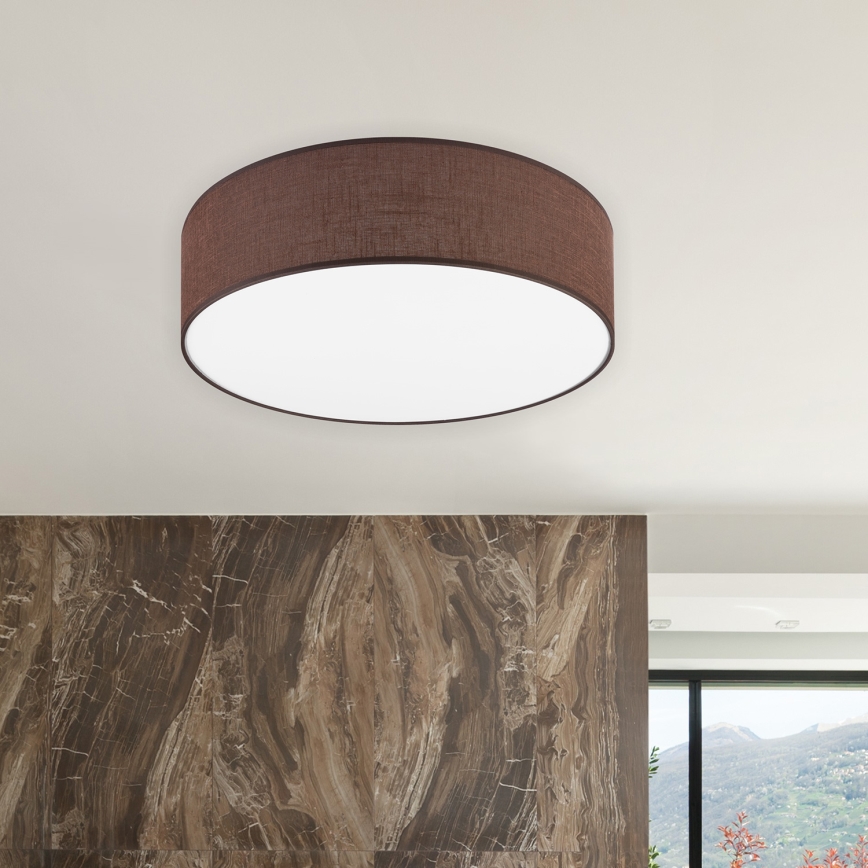 Brilagi - LED Plafondlamp SIRIJA LED/24W/230V diameter 45 cm bruin