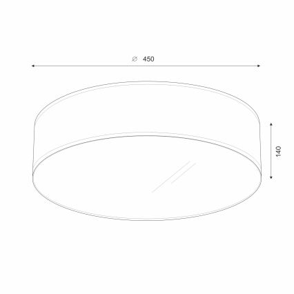 Brilagi - LED Plafondlamp SIRIJA LED/24W/230V diameter 45 cm wit