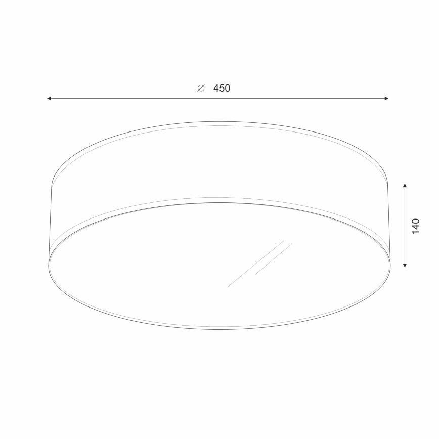 Brilagi - LED Plafondlamp SIRIJA LED/24W/230V diameter 45 cm wit