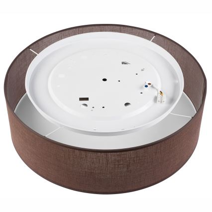 Brilagi - LED Plafondlamp SIRIJA LED/36W/230V diameter 45 cm bruin
