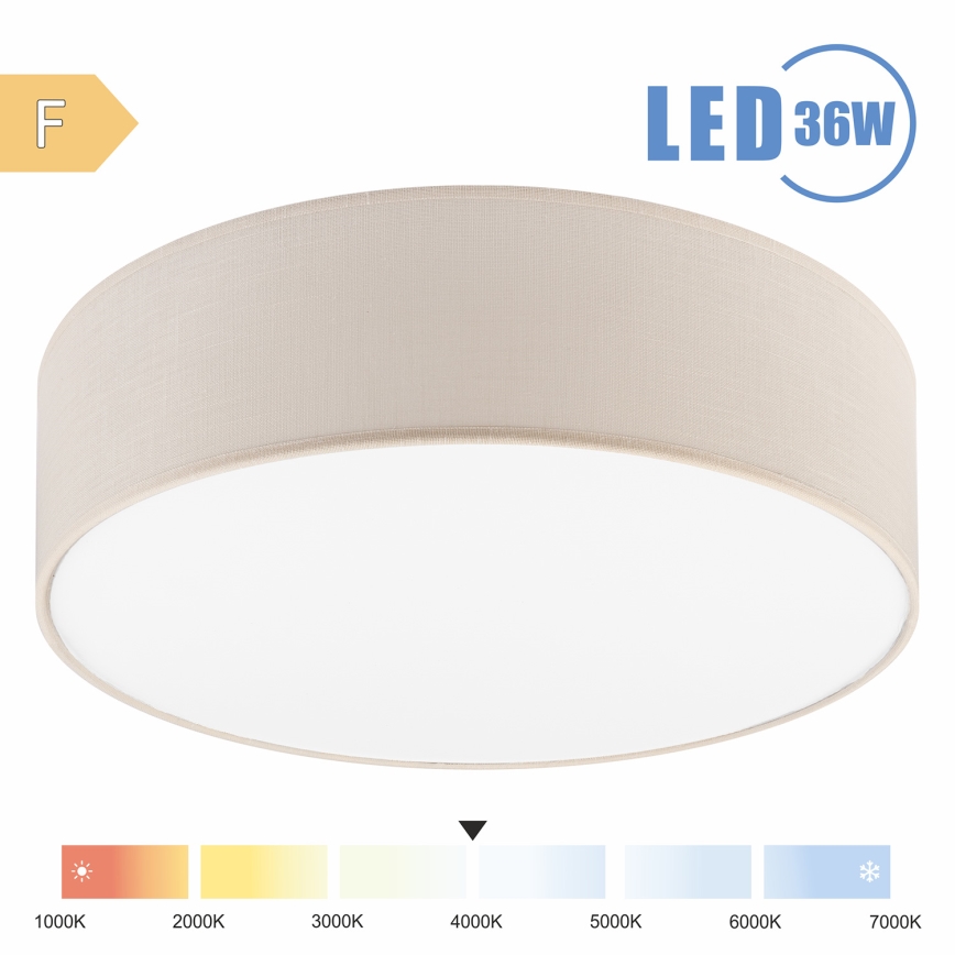 Brilagi - LED Plafondlamp SIRIJA LED/36W/230V diameter 45 cm crème