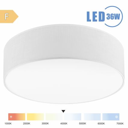 Brilagi - LED Plafondlamp SIRIJA LED/36W/230V diameter 45 cm wit