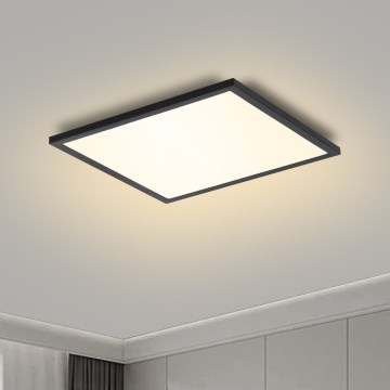Brilagi - LED Plafondlamp SLIMFRAME LED/25W/230V 30x30 cm zwart