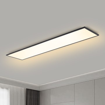 Brilagi - LED Plafondlamp SLIMFRAME LED/58W/230V 120x30 cm zwart