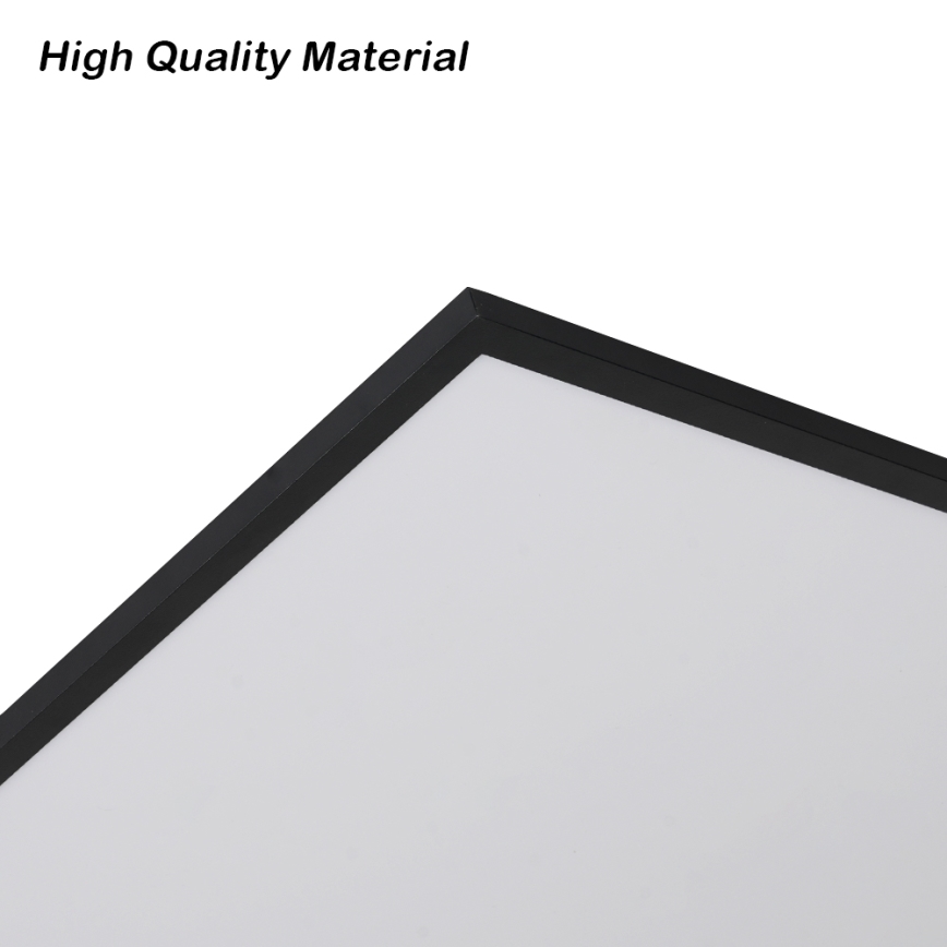 Brilagi - LED plafondlamp SLIMFRAME LED/80W/230V 120x60 cm 3000/4000/6000K zwart