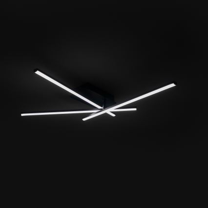 Brilagi - LED plafondlamp STRIPES LED/30W/230V 51x78 cm zwart