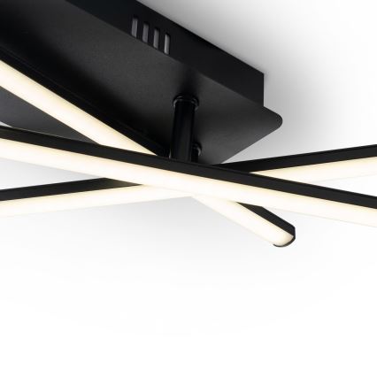 Brilagi - LED plafondlamp STRIPES LED/30W/230V 51x78 cm zwart