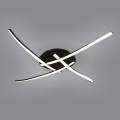 Brilagi - LED plafondlamp STRIPES LED/32W/230V 60x60 cm zwart
