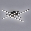 Brilagi - LED plafondlamp STRIPES LED/37W/230V 68x68 cm zwart