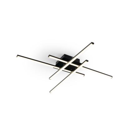 Brilagi - LED plafondlamp STRIPES LED/37W/230V 68x68 cm zwart