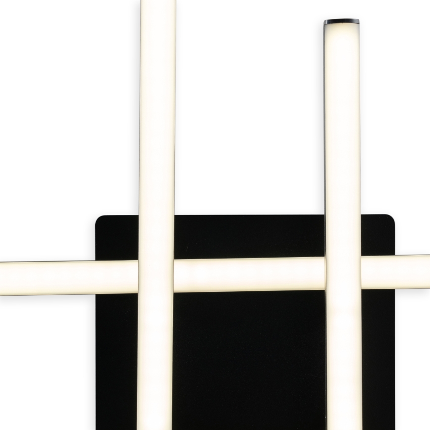 Brilagi - LED plafondlamp STRIPES LED/37W/230V 68x68 cm zwart