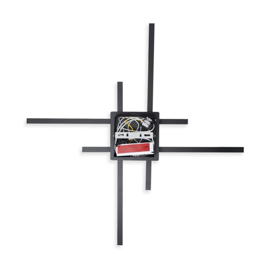 Brilagi - LED plafondlamp STRIPES LED/37W/230V 68x68 cm zwart