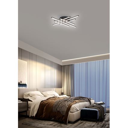 Brilagi - LED Plafondlamp STRIPES LED/42W/230V zwart