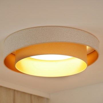 Brilagi - LED Plafondlamp VEGAS SHINE LED/24W/230V diameter 60 cm beige/crème