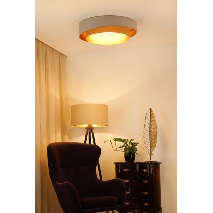 Brilagi - LED Plafondlamp VEGAS SHINE LED/24W/230V diameter 60 cm beige/crème