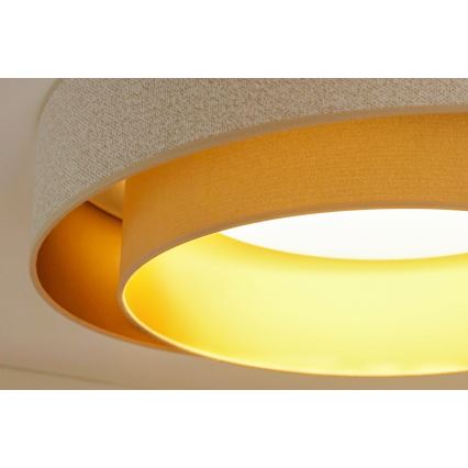 Brilagi - LED Plafondlamp VEGAS SHINE LED/24W/230V diameter 60 cm beige/crème