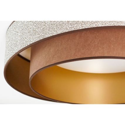 Brilagi - LED Plafondlamp VEGAS SHINE LED/24W/230V diameter 60 cm bruin