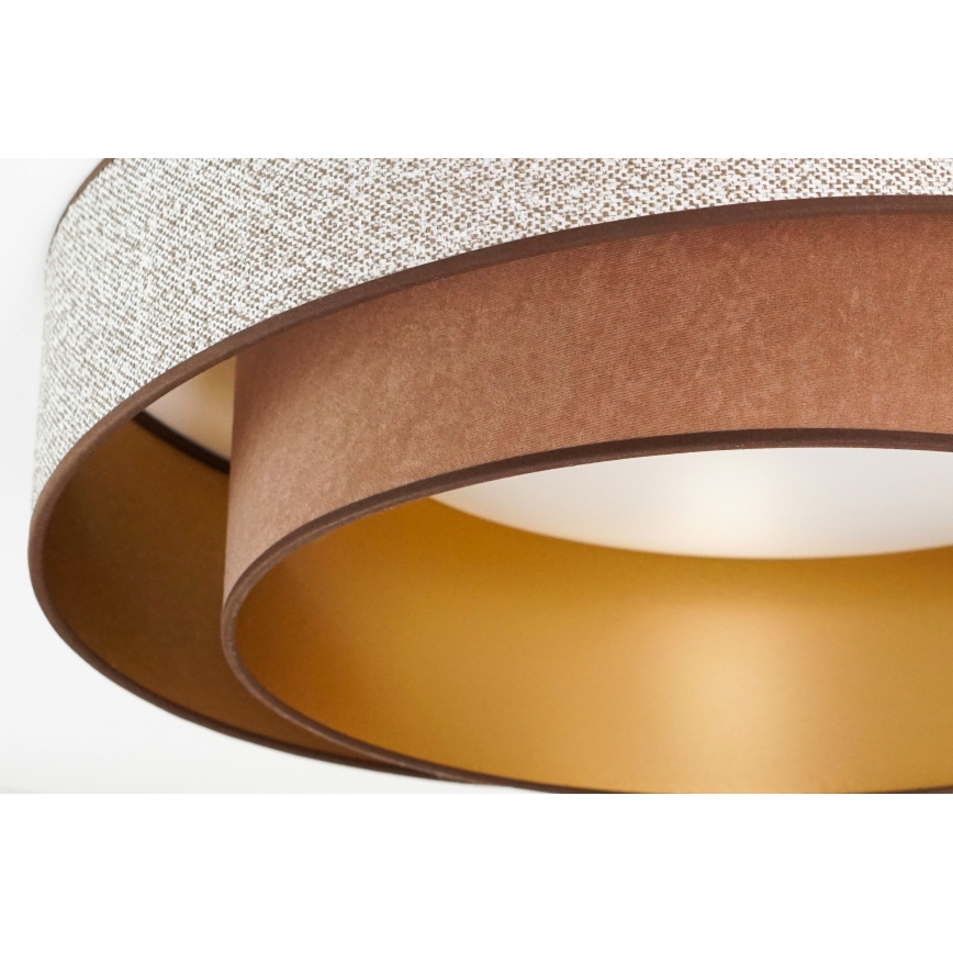 Brilagi - LED Plafondlamp VEGAS SHINE LED/24W/230V diameter 60 cm bruin