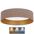 Brilagi - LED Plafondlamp VELVET LED/24W/230V Ø 40 cm 3000/4000/6400K beige/goud