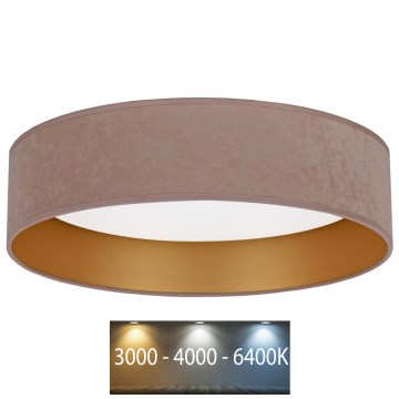 Brilagi - LED Plafondlamp VELVET LED/24W/230V Ø 40 cm 3000/4000/6400K beige/goud