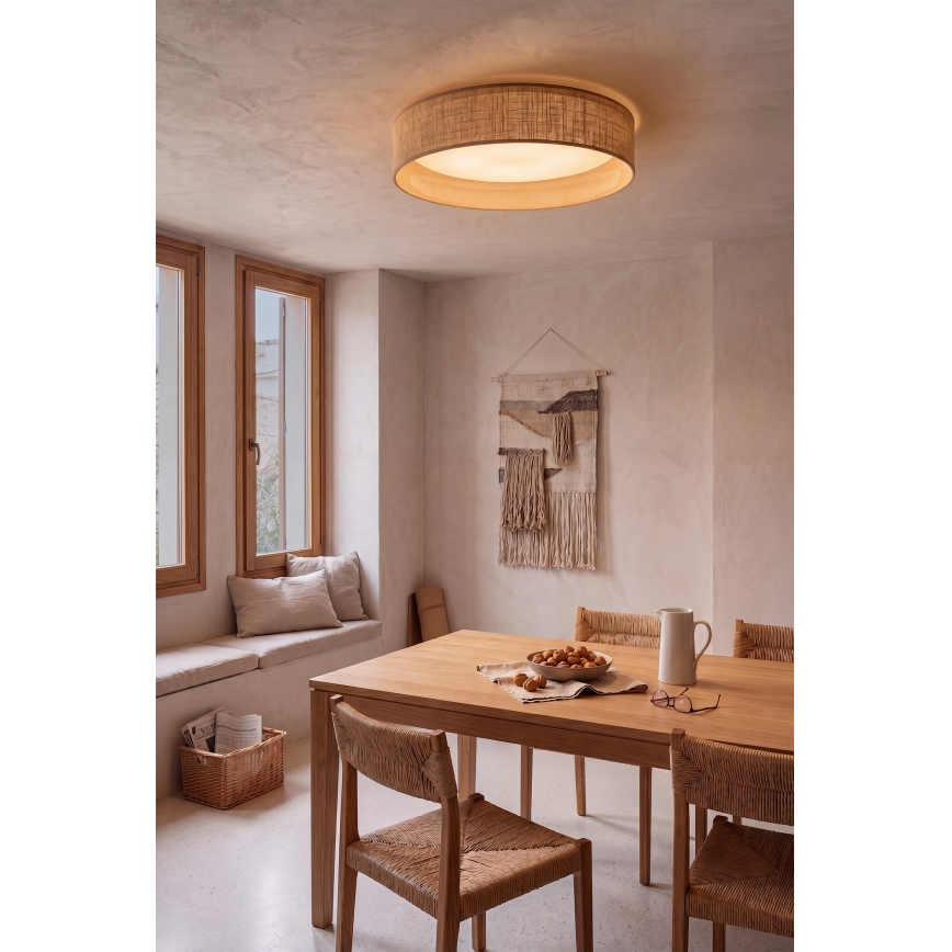 Brilagi - LED-plafondlamp VELVET SIMPLE LED/24W/230V 3000K Ø 45 cm beige