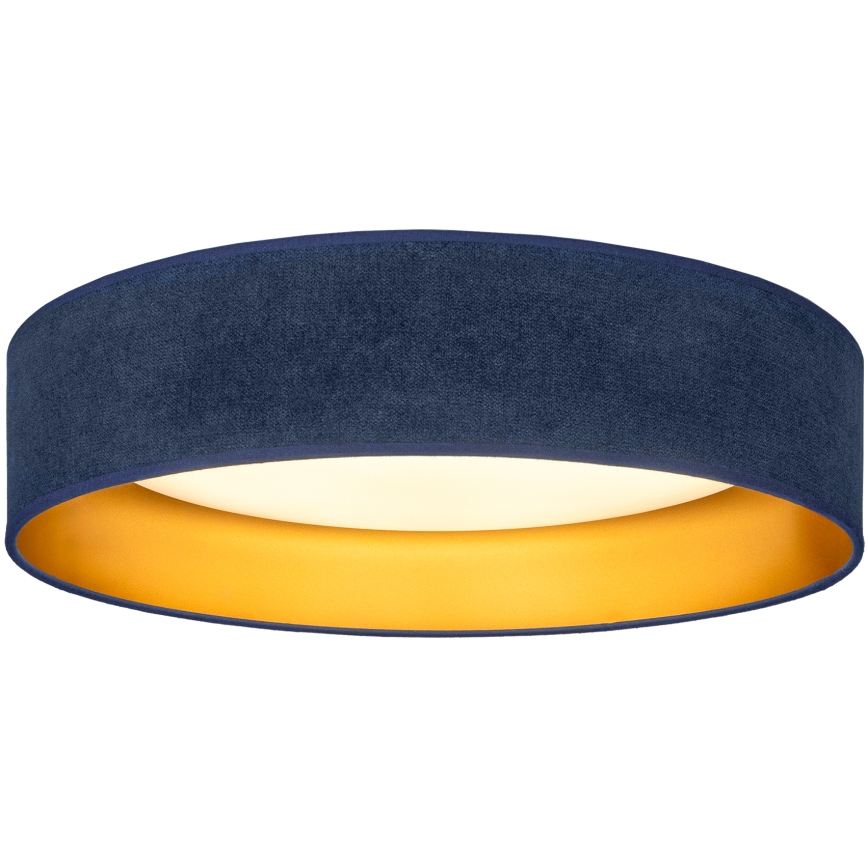 Brilagi - LED Plafondlamp VELVET SIMPLE LED/24W/230V 3000K Ø 45 cm blauw/goud