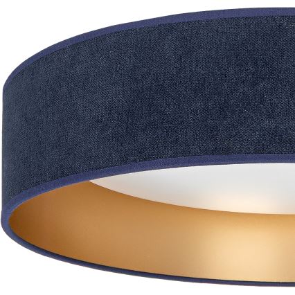 Brilagi - LED Plafondlamp VELVET SIMPLE LED/24W/230V 3000K Ø 45 cm blauw/goud