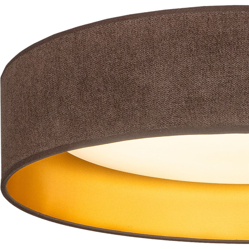 Brilagi - LED plafondlamp VELVET SIMPLE LED/24W/230V 3000K Ø 45 cm bruin/goud