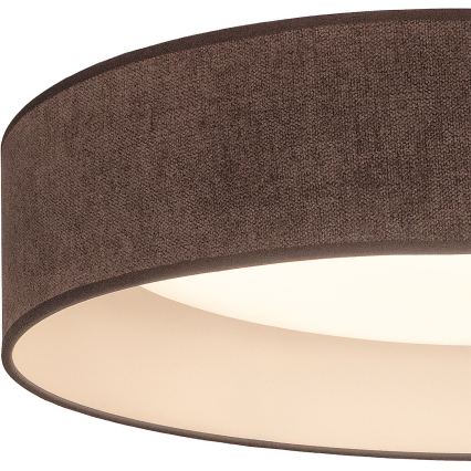 Brilagi - LED plafondlamp VELVET SIMPLE LED/24W/230V 3000K Ø 45 cm bruin