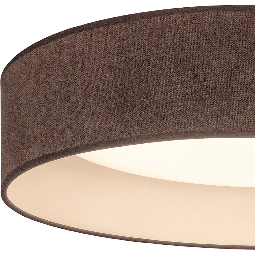 Brilagi - LED plafondlamp VELVET SIMPLE LED/24W/230V 3000K Ø 45 cm bruin