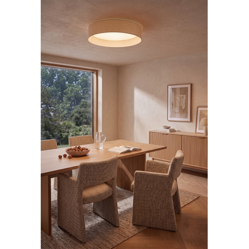 Brilagi - LED plafondlamp VELVET SIMPLE LED/24W/230V 3000K Ø 45 cm crème