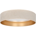 Brilagi - LED-plafondlamp VELVET SIMPLE LED/24W/230V 3000K Ø 45 cm crèmekleurig/goudkleurig