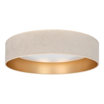 Brilagi - LED-plafondlamp VELVET SIMPLE LED/24W/230V 3000K Ø 45 cm crèmekleurig/goudkleurig