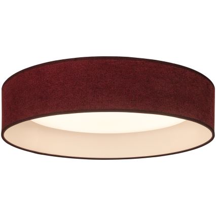 Brilagi - LED plafondlamp VELVET SIMPLE LED/24W/230V 3000K Ø 45 cm wijnrood