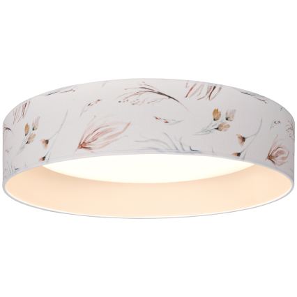 Brilagi - LED plafondlamp VELVET SIMPLE LED/24W/230V 3000K Ø 45 cm wit/bloemen