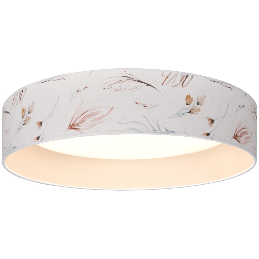 Brilagi - LED plafondlamp VELVET SIMPLE LED/24W/230V 3000K Ø 45 cm wit/bloemen