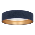 Brilagi - LED-plafondlamp VELVET SIMPLE LED/24W/230V 4000K Ø 45 cm blauw/goud